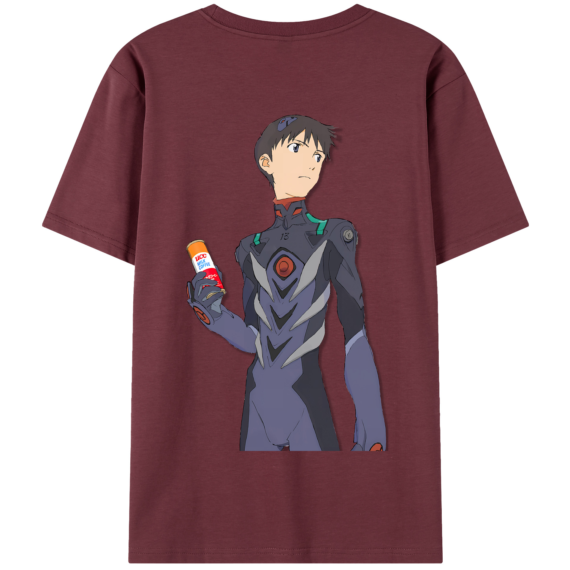 （画像用） EVA 新世紀エヴァンゲリオン 綿100％半袖Tシャツ（背面プリント）